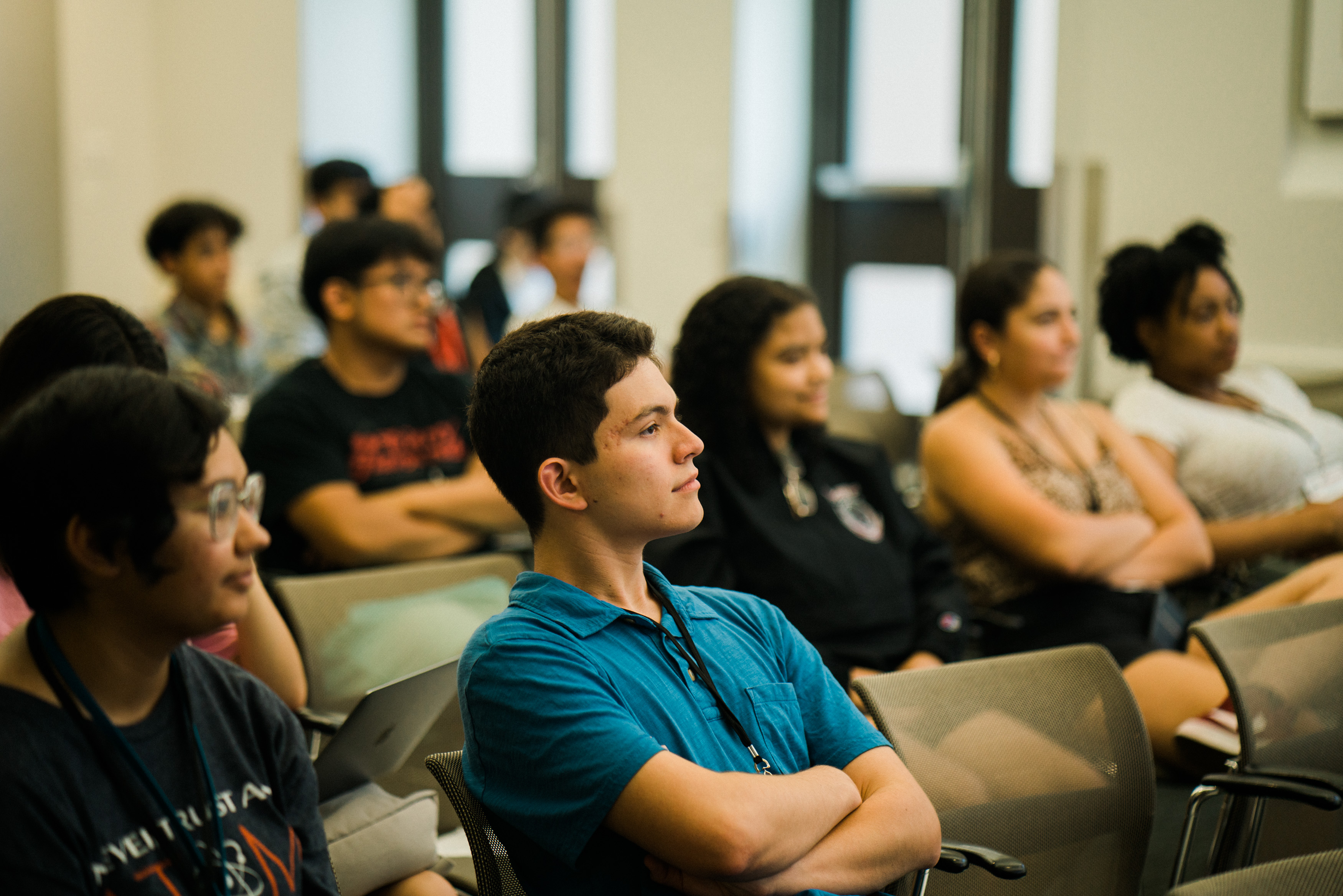 Interphase EDGEx 2022 scholars at their final projects presentations.